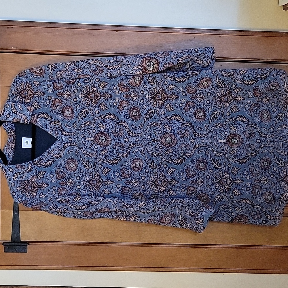 CABI FRENCH COUNTRY FLORAL SHIRT DRESS - Picture 2 of 11